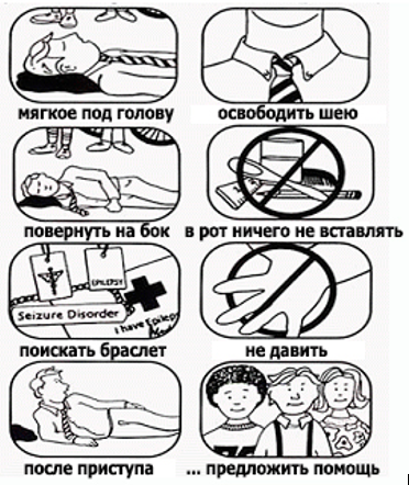 Первая помощь при судорогах. Эпилепсия